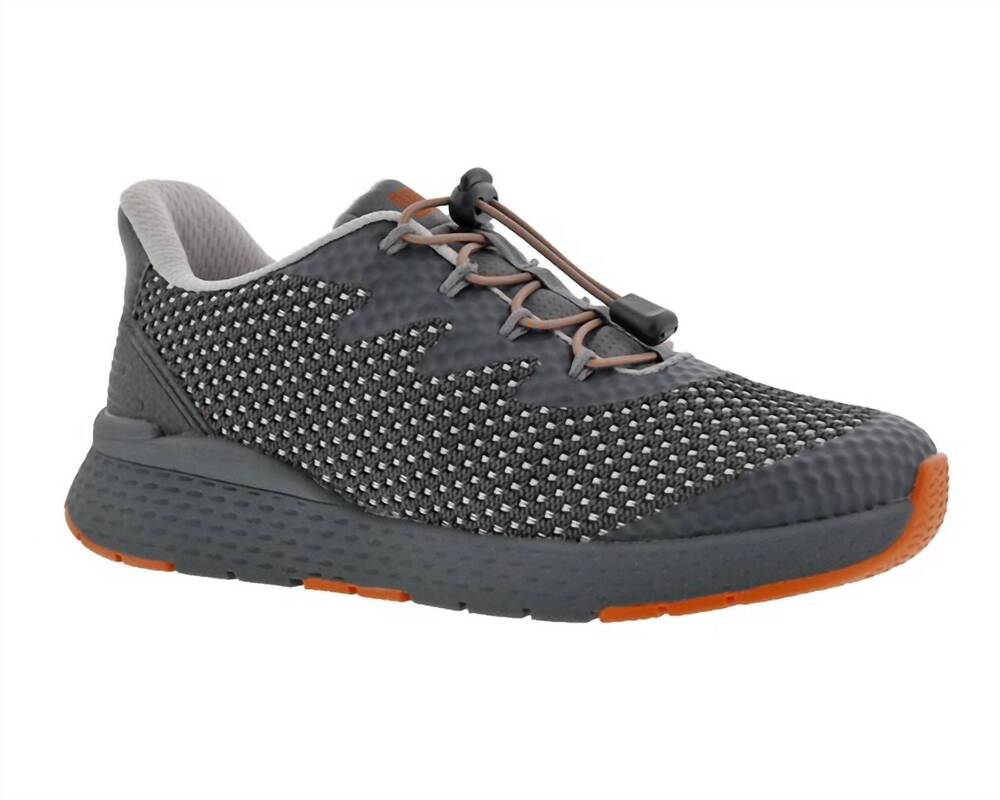 NEW DREW women's bravo athletic shoes in grey mesh combo